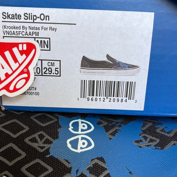 Vans Skate Slip On Krooked By Natas For Ray Men’s sneakers - Picture 16 of 16